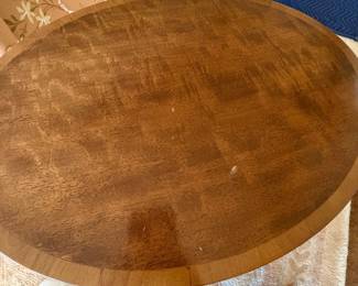 Slight as found issue shown in this photo on one of the tables