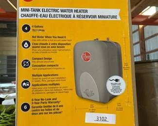 Performance 4 Gal. 120-Volt Plug-In MiniTank Point of Use Electric Water Heater