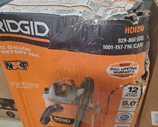 RIDGID 12 Gal. 5.0 Peak HP NXT Shop Vacuum Wet Dry Vac