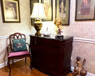 New furniture pieces and artwork