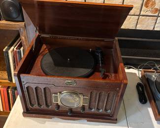 Radio record player 
