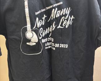 Not Many Songs Left tee shirt