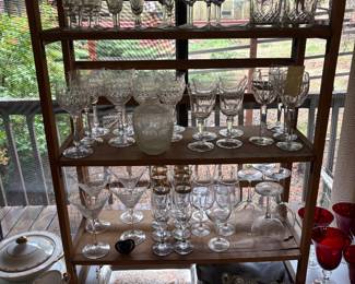 Glassware, some Waterford 