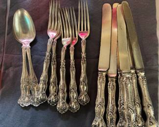 Silver plate flatware