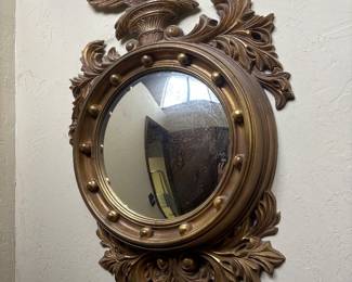 Federal style eagle fisheye mirror