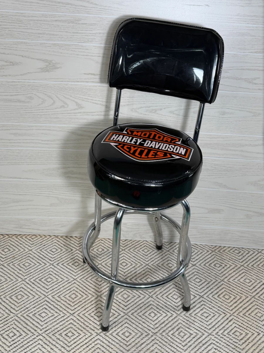 HARLEY DAVIDSON BAR & SHIELD BAR STOOL