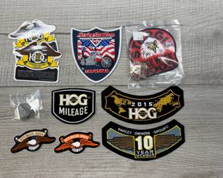 HOG HARLEY DAVIDSON STURGIS BIKE WEEK LAS VEGAS PATCHES PIN STICKERS