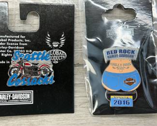 COLLECTIBLE PINS HARLEY DAVIDSON RED ROCK SEATTLE STURGIS