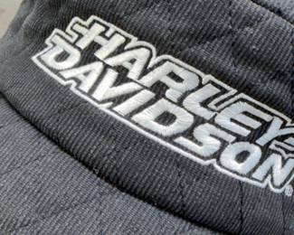 HARLEY DAVIDSON QUILTED CAP WITH EMBROIDERED LOGO