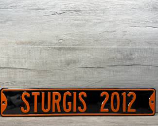 STURGIS BIKE WEEK METAL STREET SIGN 
