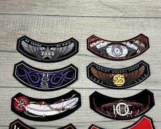 HARLEY DAVIDSON HOG ROCKER PATCHES 