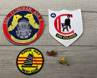 US NAVY MILITARY PATCHES & PINS USS FLORIKAN COLAHAN