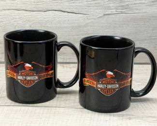 HARLEY DAVIDSON MOTORCYCLES COFFEE MUGS
