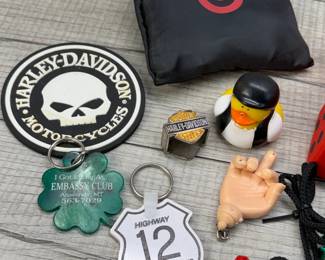 NRA MEDAL KEYRINGS DICE HARLEY DAVIDSON