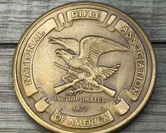 NATIONAL RIFLE ASSOCIATION OF AMERICA NRA COLLECTIBLE MEDALLION