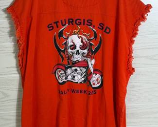 VINTAGE STURGIS SD RALLY SLEEVELESS SHIRT