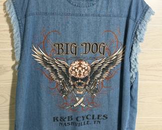 BIG DOG MOTORCYCLES R & B CYCLES NASHVILLE TN SLEEVELESS SHIRT