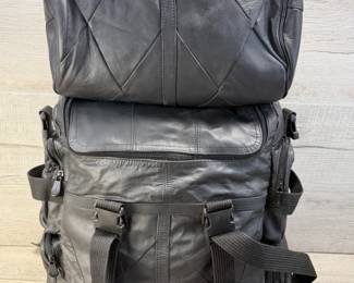CARROLL LEATHER 2 PIECE MOTORCYCLE PACK