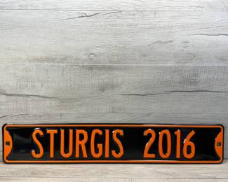 STURGIS BIKE WEEK METAL STREET SIGN 