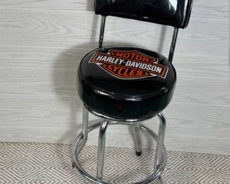 HARLEY DAVIDSON BAR & SHIELD BAR STOOL