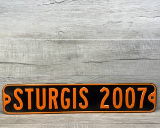 STURGIS BIKE WEEK METAL STREET SIGN 