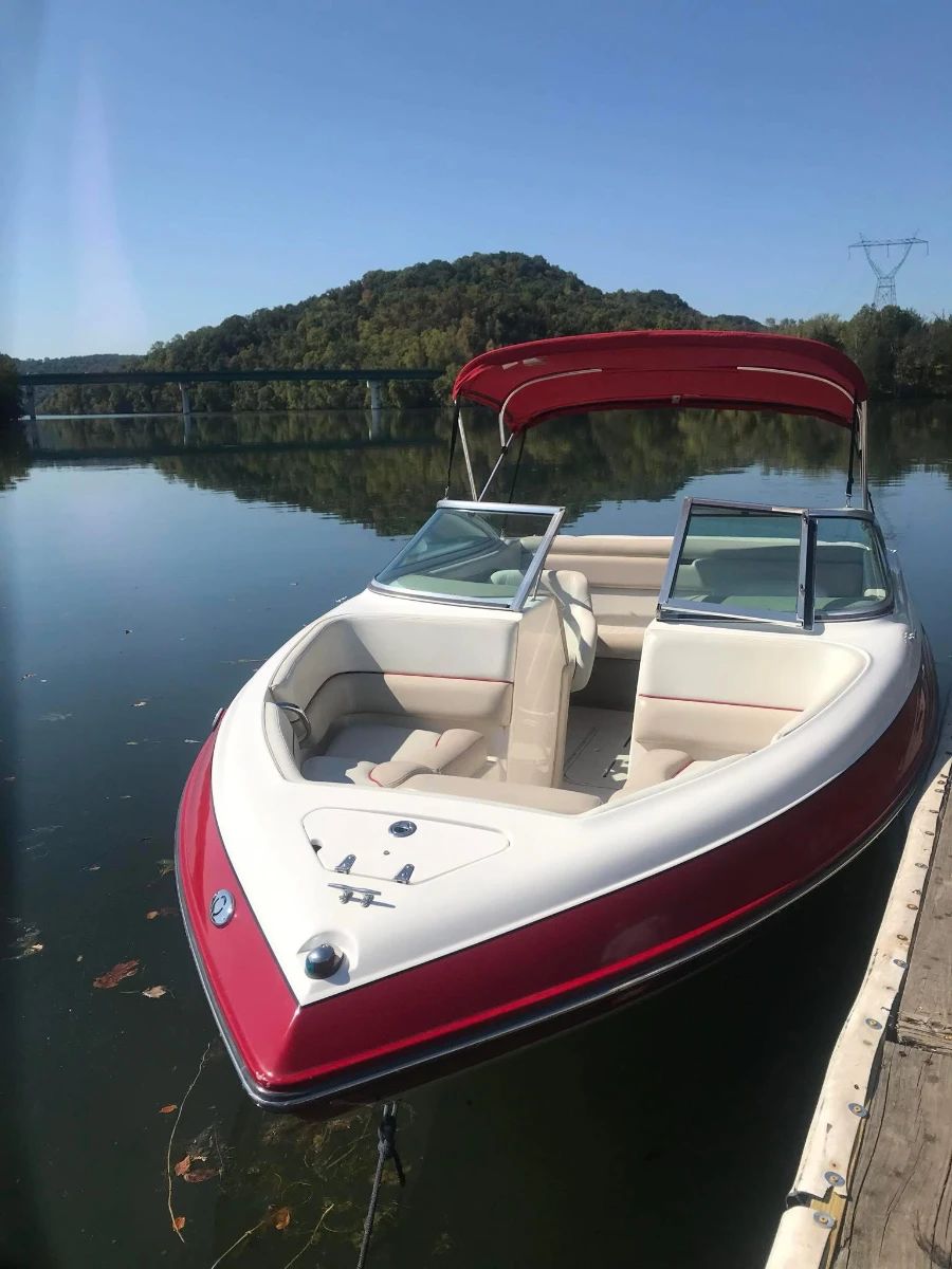 2006 Bryant 190BR it has a 4.3 V6 Mercruiser with  a Bravo 1 out drive new 4 blade stainless steel prop new wheels and tires everything works as it should around 400 hours. It also has a full cover for the boat. 