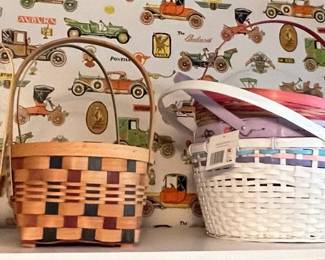 Longaberger Vintage Automobile Themed Baskets