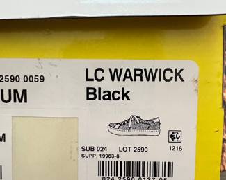 Liz Claiborne LC Warwick Black Sneakers