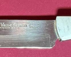Ekco Vanadium Stainless Steel "Blue Tulip" Kitchen Knife