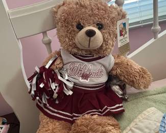Chippy the Wildcats Cheerleader Bear Plush Toy