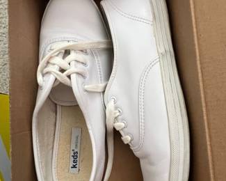 Keds "Rebellion LTT" White Leather Sneakers