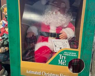 Holiday Creations Animated Santa Claus Figure