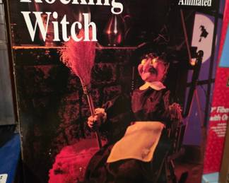 Gemmy Animated Rocking Witch Halloween Decoration