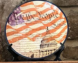 Bill of Rights Decorative Plate