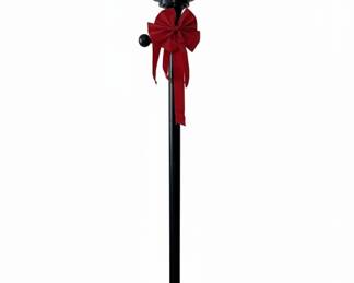 Black Metal Christmas Lamp Post Decoration