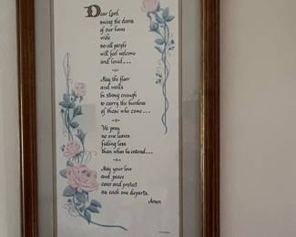 Pat McKay Style Framed House Blessing Print
