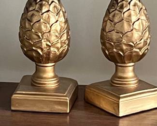 Gold Pinecone Finials