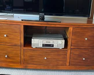 Warm Shaker Style Media Console