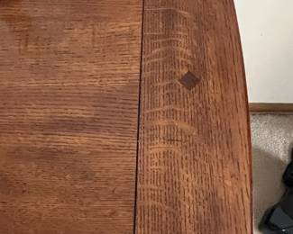 Mission Style Oak Console Table
