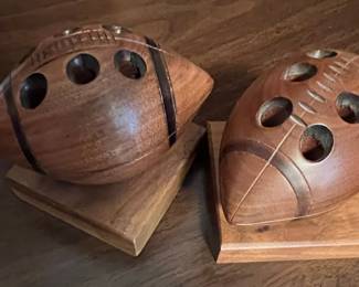 Wooden Football Pen/Pencil Holder