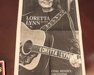 Loretta Lynn Commemorative Newspaper Section