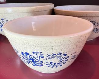 Pyrex "Homestead" Pattern Mixing Bowls