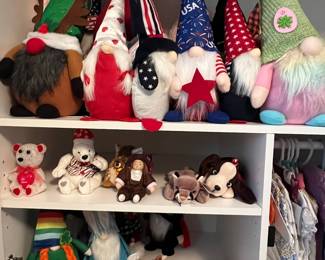 Plush Gnomes and Stuffed Animals