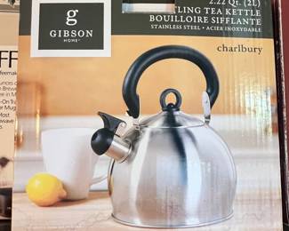 Gibson Home Charlbury Stainless Steel Tea Kettle