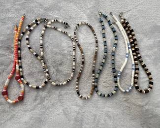 Heishi Bead Necklaces and Bracelets Set