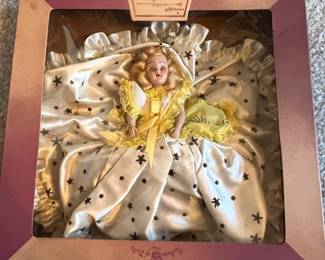 The Wishing Dolls Porcelain Doll with Satin Gown