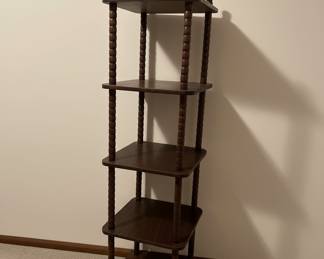Spool Turned Etagere