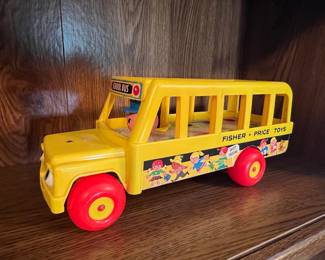 Fisher-Price School Bus #192 Toy