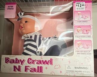 Baby Crawl 'N Fall Doll