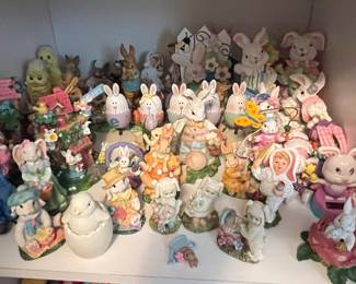 Easter Bunny Figurines Collection